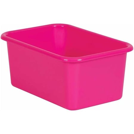 TEACHER CREATED RESOURCES Teacher Created Resources TCR20384-6 Plastic Storage; Pink - Small - Pack of 6 TCR20384-6